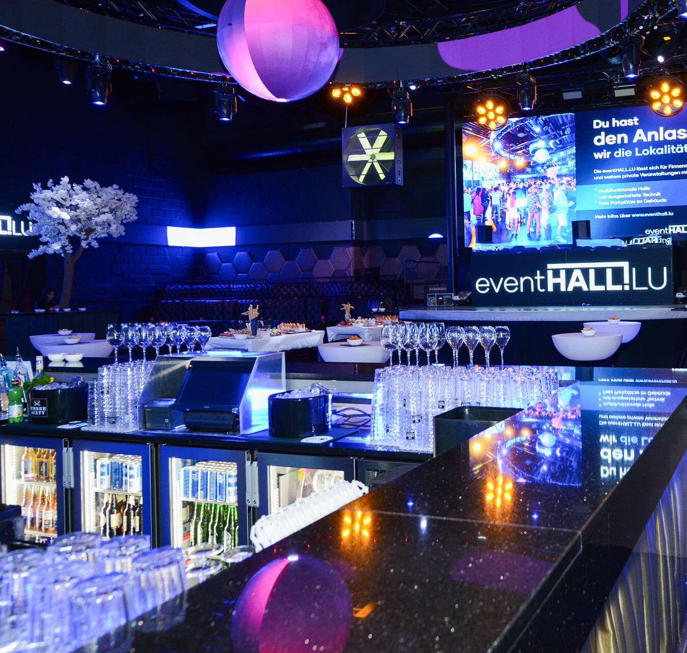 Eventhall.lu Ausstattung für die Eventlocation in Luzern Bar