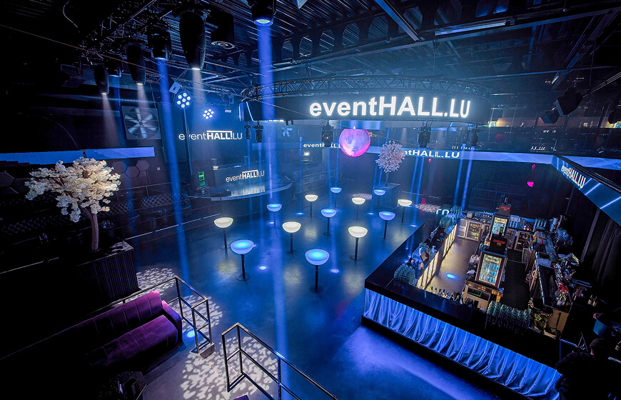 Eventhall.lu Ausstattung für die Eventlocation in Luzern